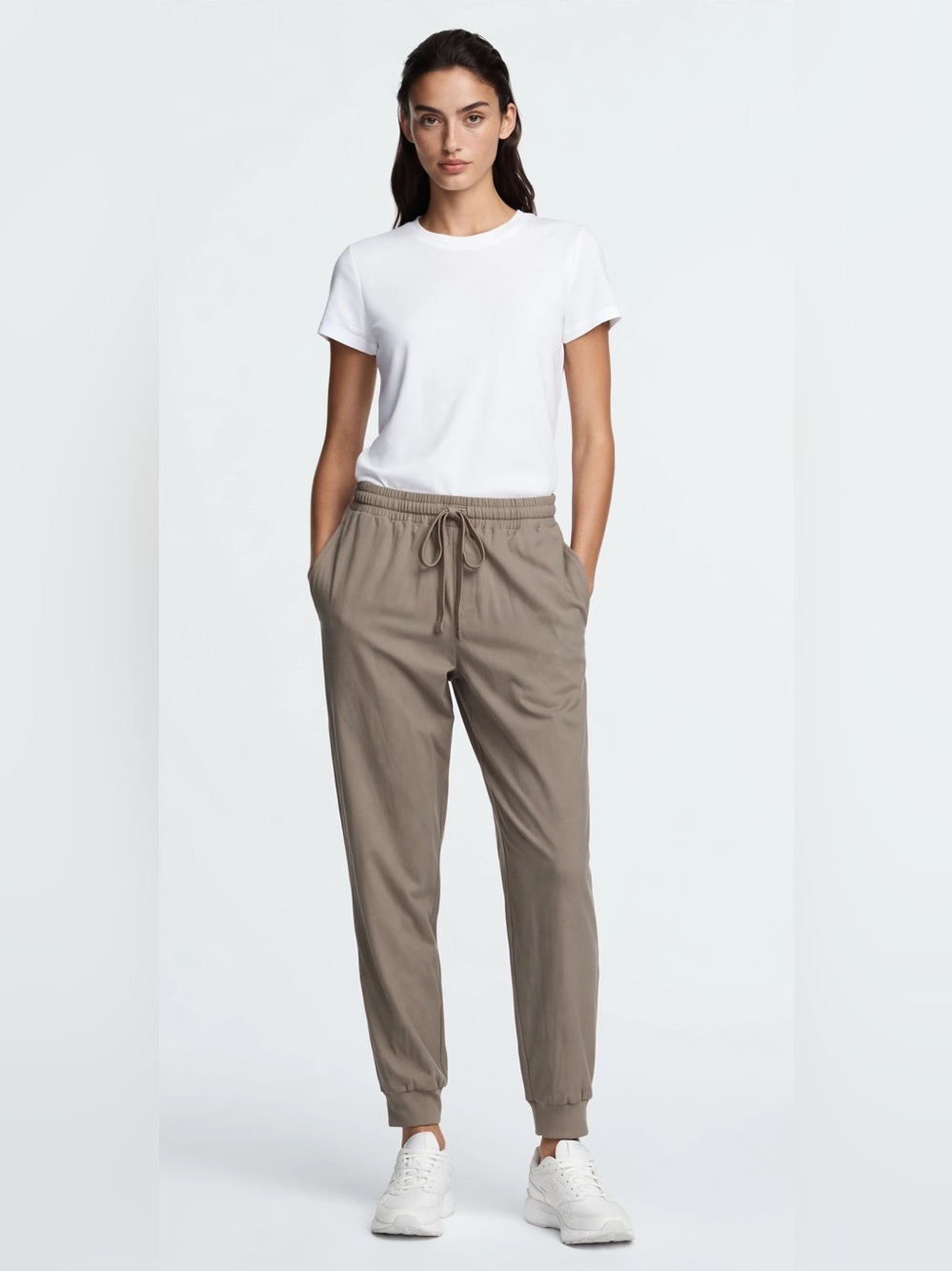 ✨🫰🏻SKIMS Cotton Jersey Jogger Pants Women’s Taupe